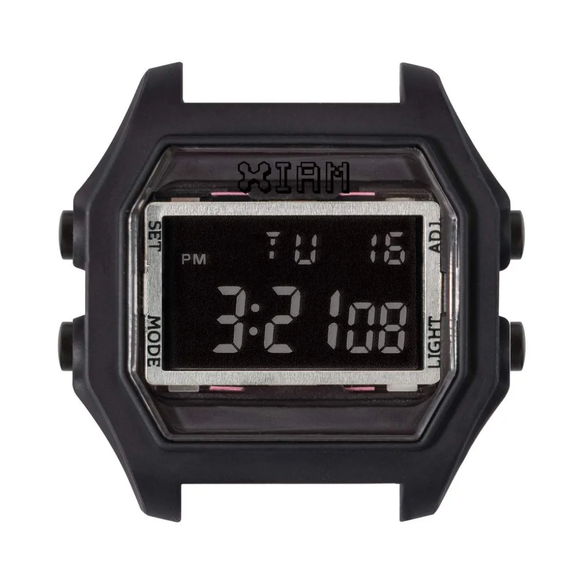 Boîte de montre IAM large polycarbonate noir