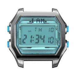 Boîte de montre IAM large polycarbonate gris