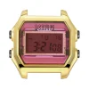 Boîte de montre IAM medium polycarbonate rose