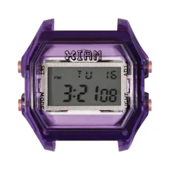 Boîte de montre IAM medium polycarbonate violet