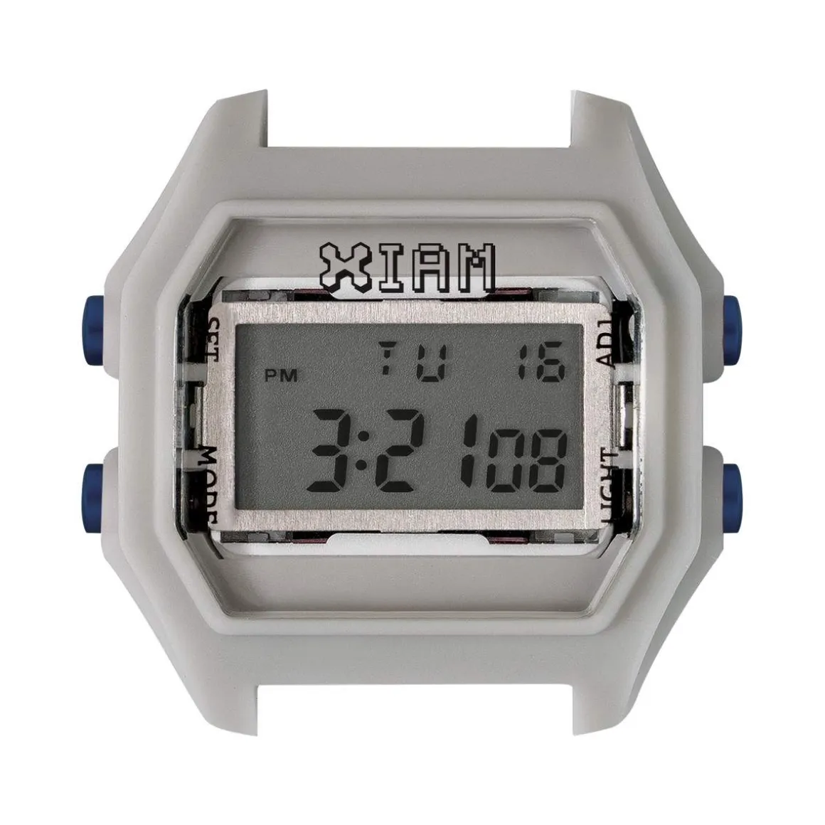 Boîte de montre IAM medium polycarbonate gris
