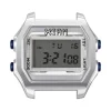 Boîte de montre IAM medium polycarbonate argenté