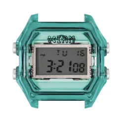 Boîte de montre IAM medium polycarbonate vert