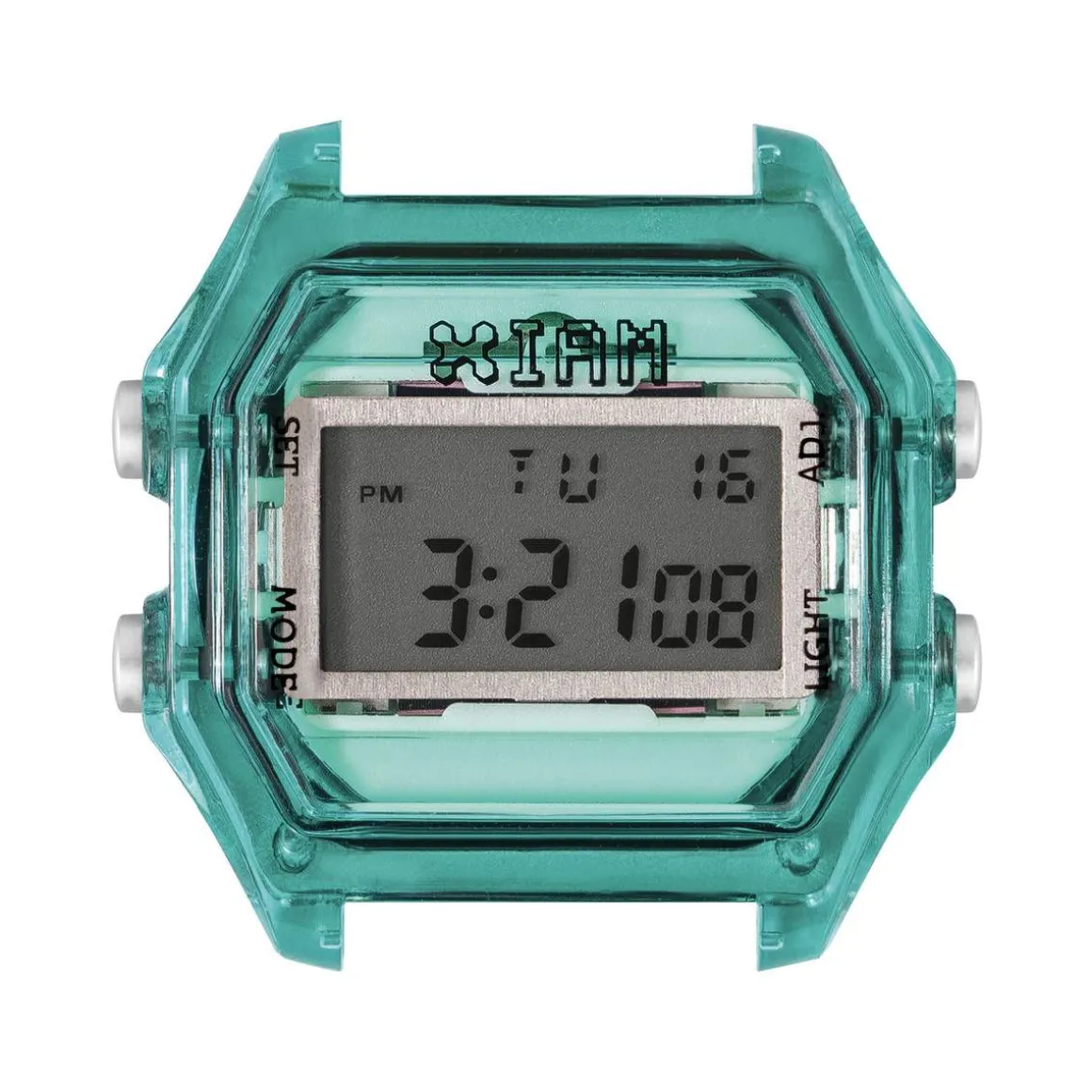Boîte de montre IAM medium polycarbonate vert