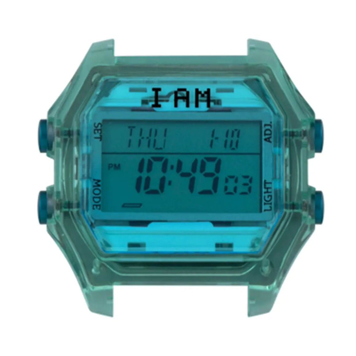 Boîte de montre IAM medium polycarbonate vert