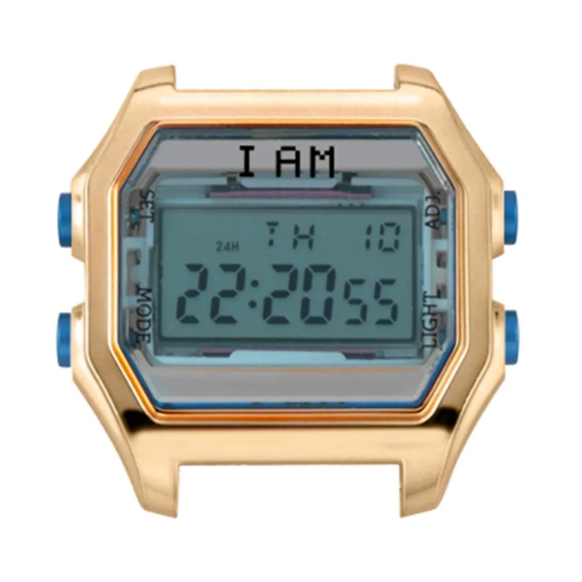 Boîte de montre IAM polycarbonate medium rose