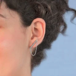 Boucles d'oreilles acier
