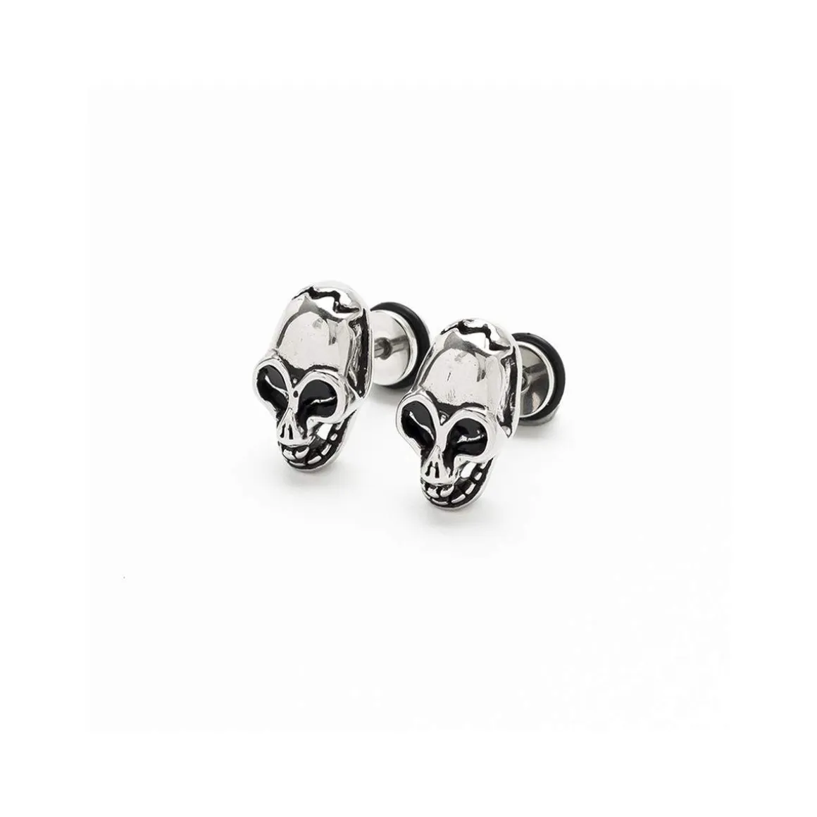 boucles d'oreilles acier
