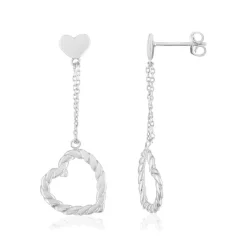 Boucles d'oreilleS argent 925