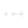 Boucles d'oreilles argent 925, boule