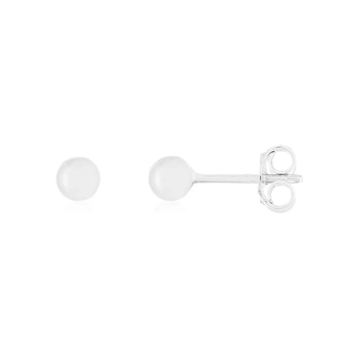 Boucles d'oreilles argent 925, boule