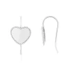 Boucles d'oreilles argent 925 coeurs