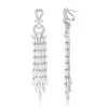 Boucles d'oreilles argent 925 et zirconias