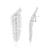 Boucles d'oreilles argent 925 et zirconias