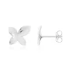 Boucles d'oreilles argent 925 motif fleur
