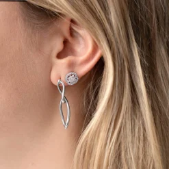 Boucles d'oreilles argent 925 pendantes