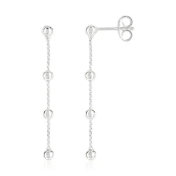 Boucles d'oreilles argent 925 pendants