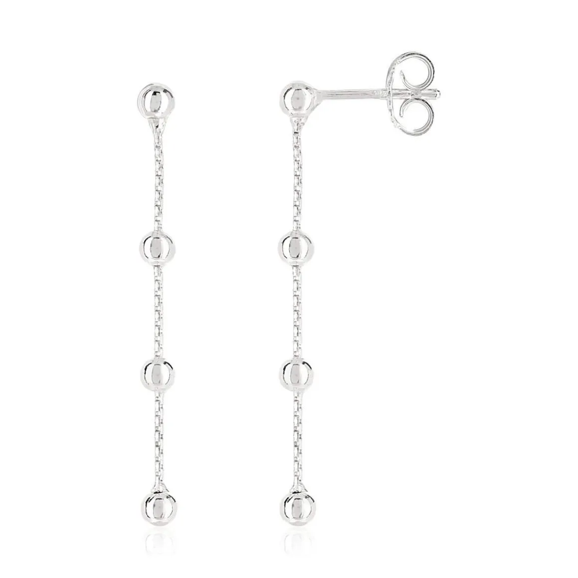 Boucles d'oreilles argent 925 pendants
