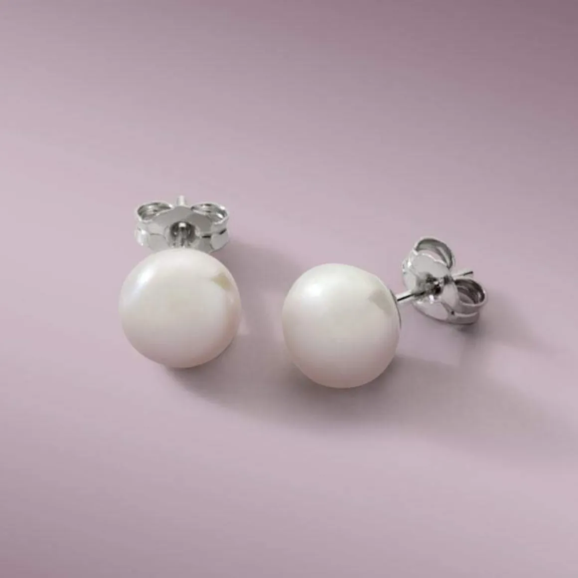 Boucles d'oreilles argent 925 perles de culture de Chine