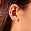 Boucles d'oreilles argent zirconias
