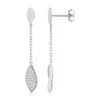 Boucles d'oreilles argent 925 zirconias
