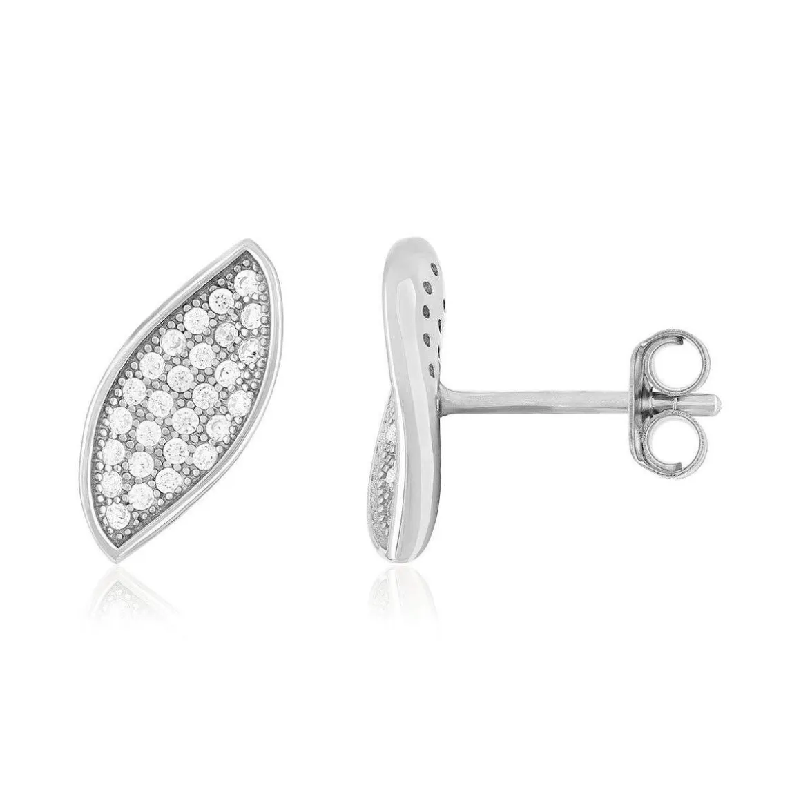 Boucles d'oreilles argent 925 zirconias