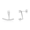 Boucles d'oreilles argent 925 zirconias
