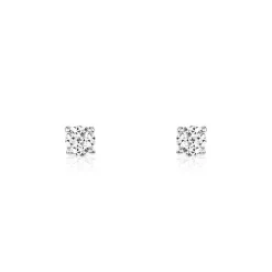 Boucles d'oreilles argent 925 zirconias