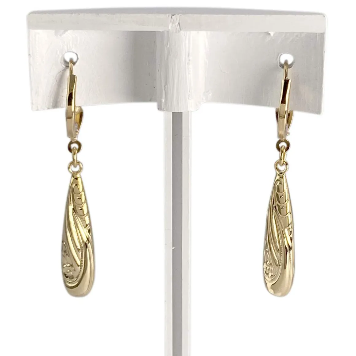 Boucles d'oreilles d'occasion or 750 jaune