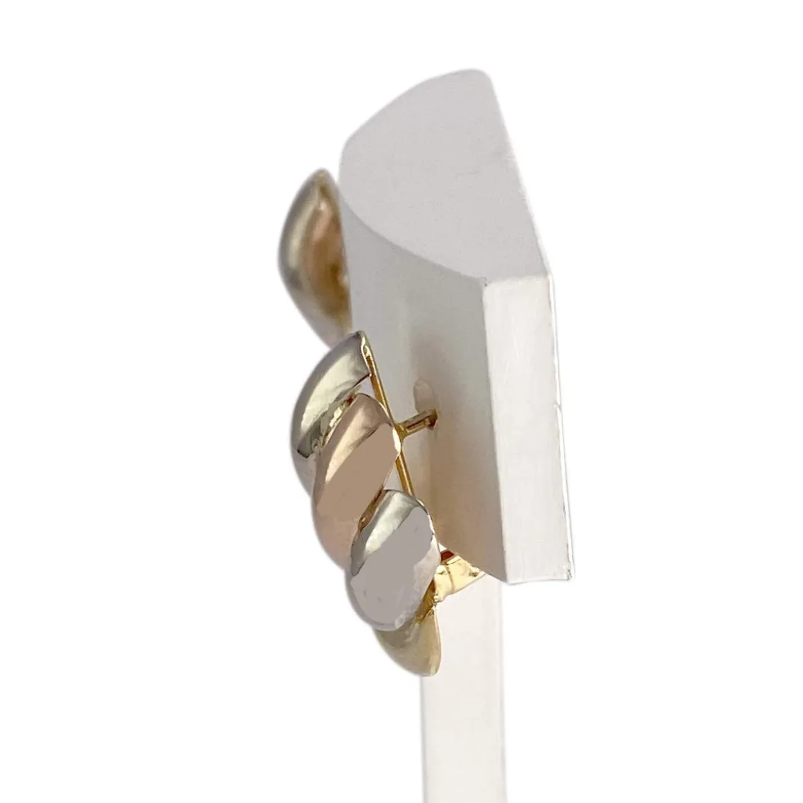 Boucles d'oreilles d'occasion 3 ors 750 fermoir clip
