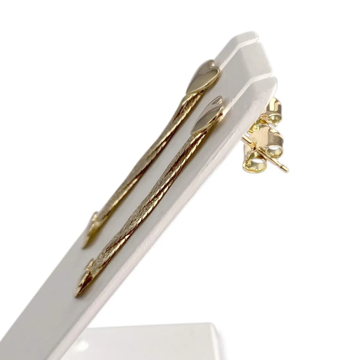 Boucles d'oreilles d'occasion or 750 jaune