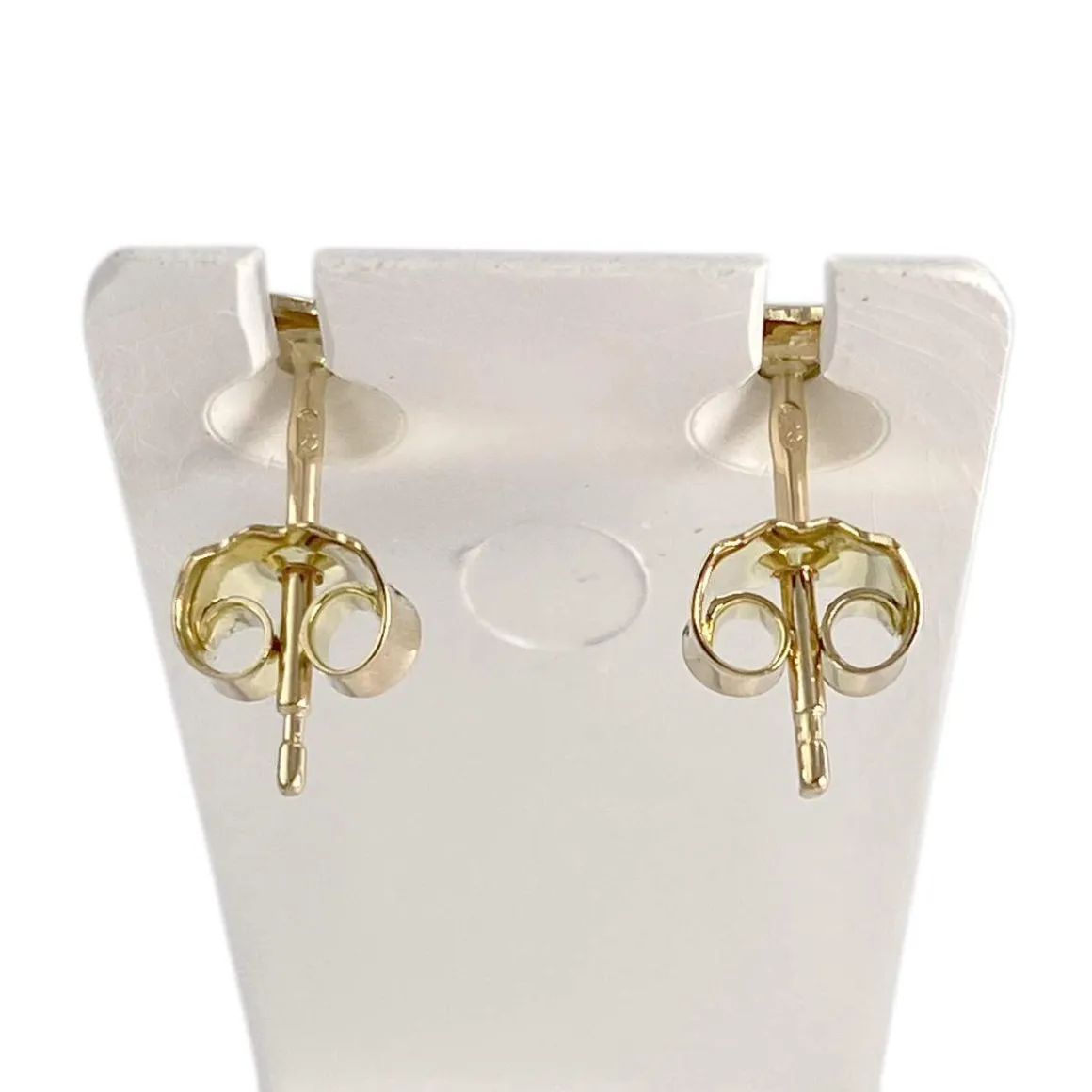 Boucles d'oreilles d'occasion or 750 jaune