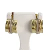 Boucles d'oreilles d'occasion or 750 jaune 3 tons