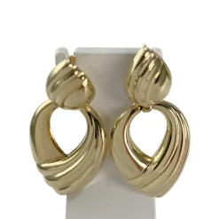 Boucles d'oreilles d'occasion or 750 jaune