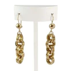 Boucles d'oreilles d'occasion or 750 jaune