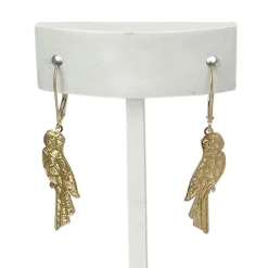 Boucles d'oreilles d'occasion or 750 jaune
