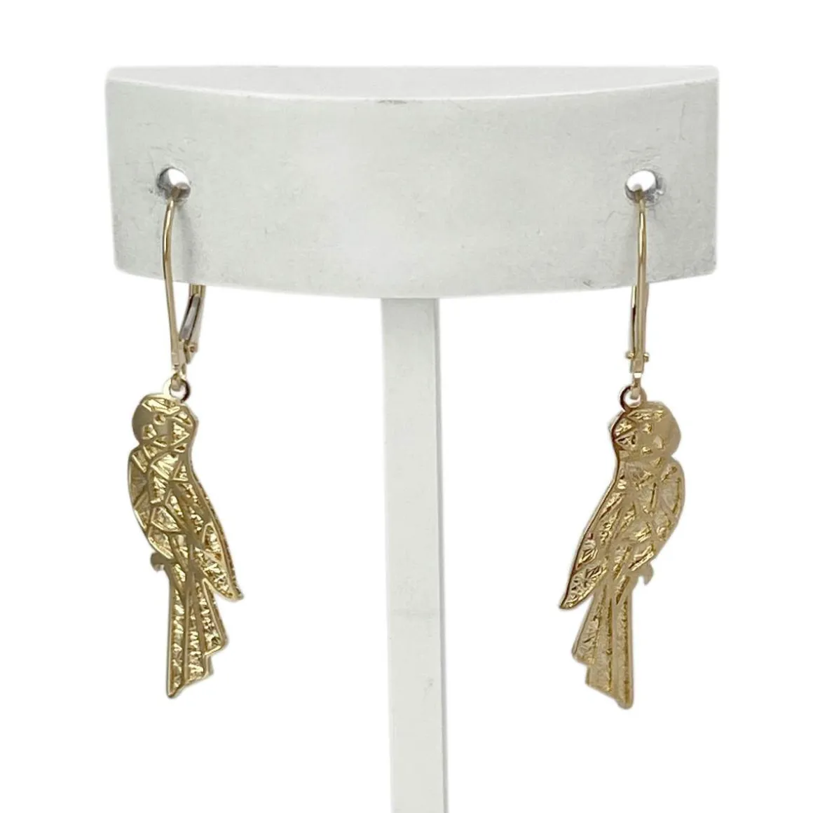 Boucles d'oreilles d'occasion or 750 jaune
