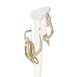 Boucles d'oreilles d'occasion 2 ors 585 diamants