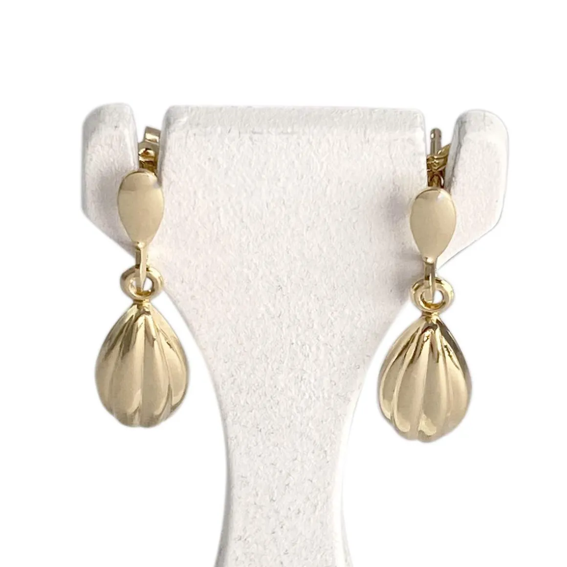 Boucles d'oreilles d'occasion or 750 jaune