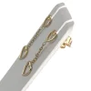 Boucles d'oreilles d'occasion or 750 jaune coeur