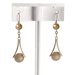 Boucles d'oreilles d'occasion or 585 jaune