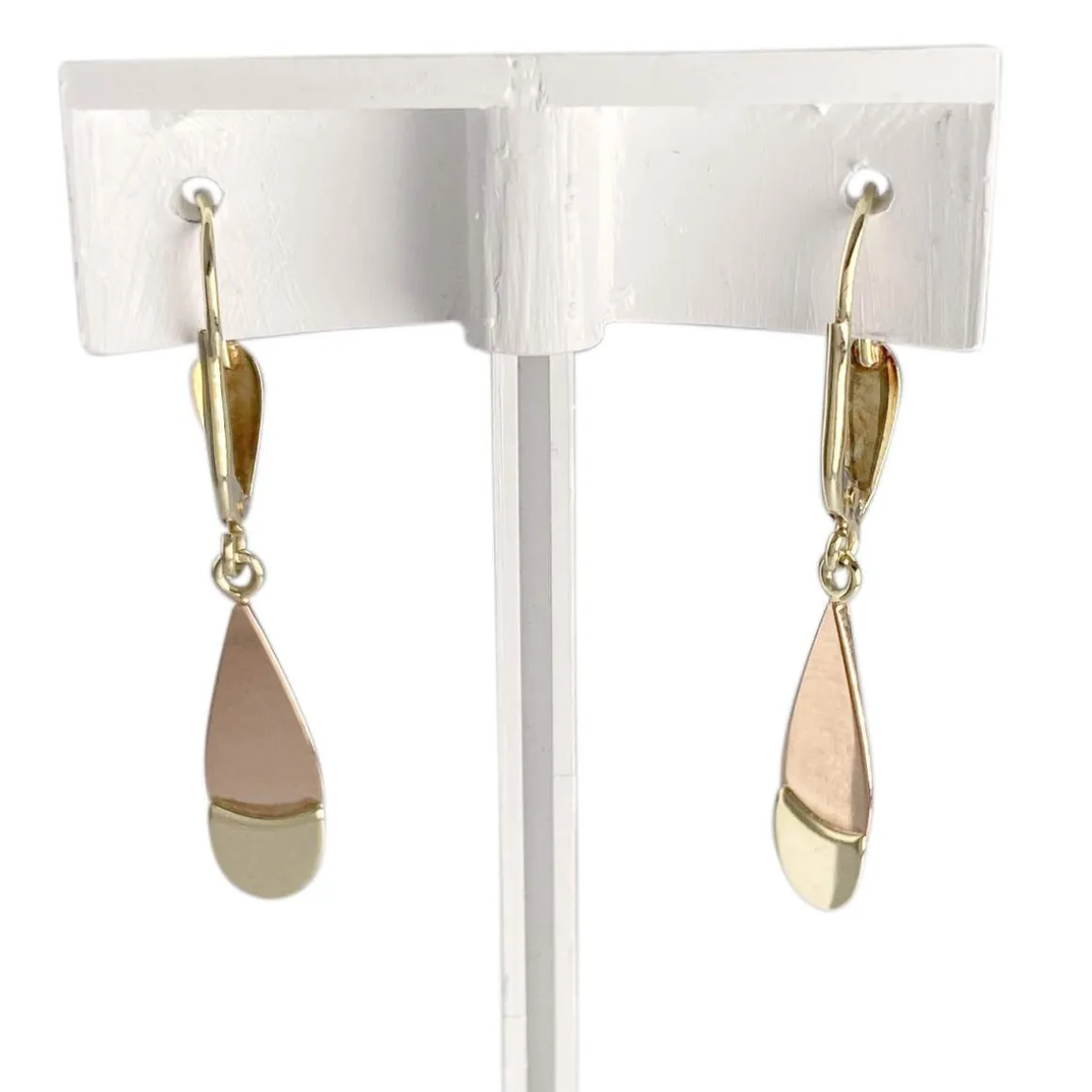 Boucles d'oreilles d'occasion or 585 jaune