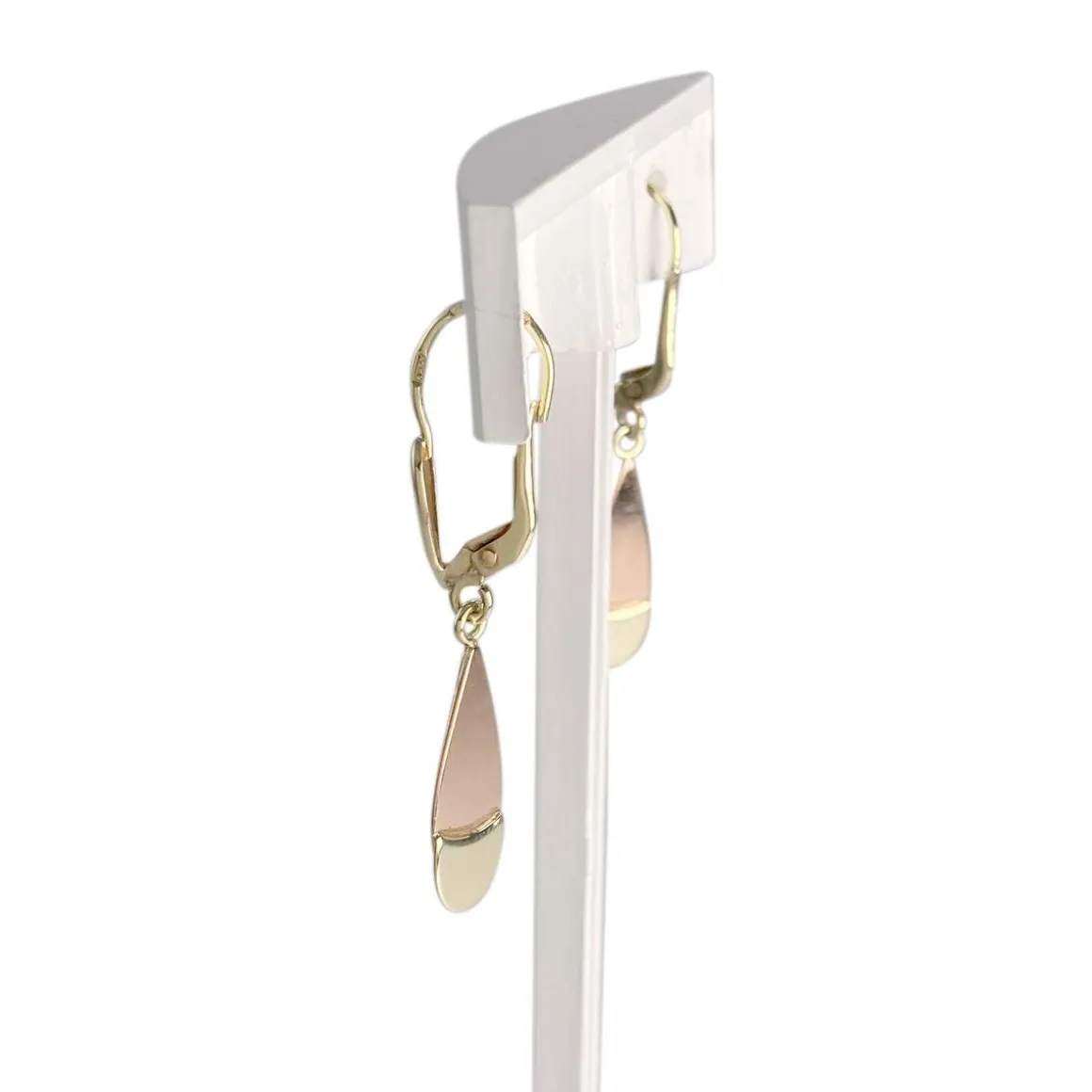 Boucles d'oreilles d'occasion or 585 jaune