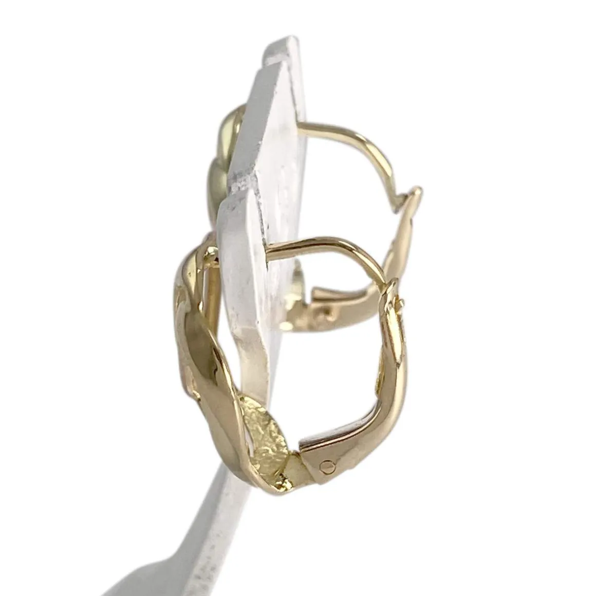 Boucles d'oreilles d'occasion or 750 jaune