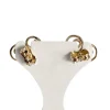 Boucles d'oreilles d'occasion or 750 jaune