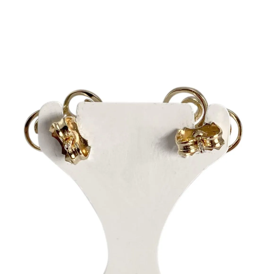 Boucles d'oreilles d'occasion or 750 jaune