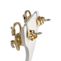 Boucles d'oreilles d'occasion or 750 jaune