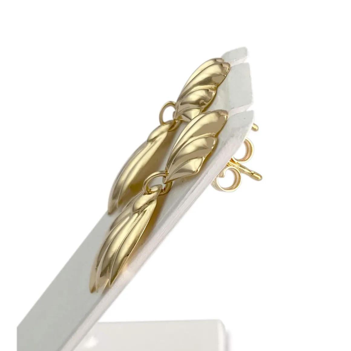 Boucles d'oreilles d'occasion or 750 jaune