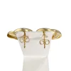 Boucles d'oreilles d'occasion or 750 jaune