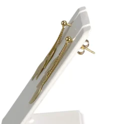 Boucles d'oreilles d'occasion or 750 jaune